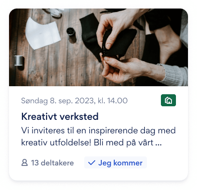 Illustrasjon av arrangementer